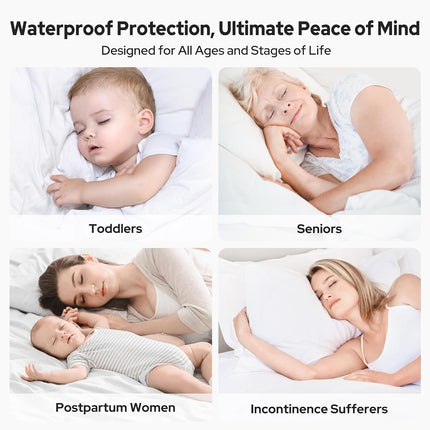 ComfortGuard | Waterproof Mattress Protector with Deep Pocket | Breathable & Noiseless for Ultimate Sleep Comfort