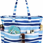 Irregular Blue Stripes