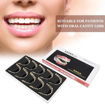 Vepine Denture Care Collection | 280pcs Resin False Teeth Set for Teaching & Patient Use | Realistic Dental Models for Oral Health Education
