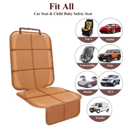 Vepine Child / Pet Car Seat Protector | Durable Waterproof Cover with Non-Slip Backing | Easy Clean for Ultimate Protection