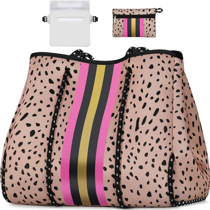 Vepine beach Tote Bag | Large Beach Bag with Inner Pocket for Easy Organization