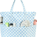 Blue White Checked