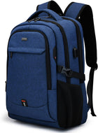 Travel Backpack with USB Port, Water Resistant Laptop Backpack for 17 Inch Laptop, Anti Theft Work Backpack