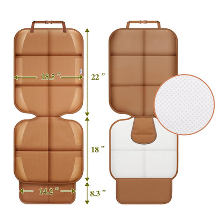 Vepine Child / Pet Car Seat Protector | Durable Waterproof Cover with Non-Slip Backing | Easy Clean for Ultimate Protection