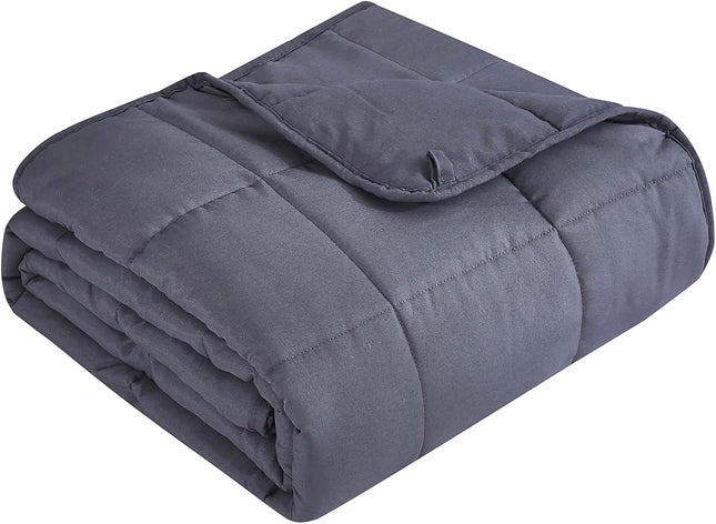 Cozy Comfort | Weighted Blanket with Cooling Microfiber | All-Season Softness for Ultimate Relaxation