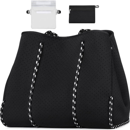 Vepine beach Tote Bag | Large Beach Bag with Inner Pocket for Easy Organization