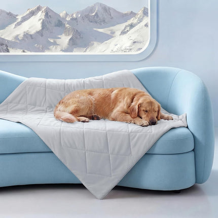 Cozy Pet Haven | Cooling Dog Blanket for Small & Medium Dogs with Washable Fabric | Breathable Calming Mat for Comfort and Relaxation