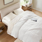 Satin Trim, White / Twin