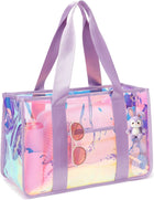 Vepine Beach Tote Bag | Waterproof Sandproof Jelly Beach Bag with Zipper | Stylish & Spacious for Pool and Cruise Essentials