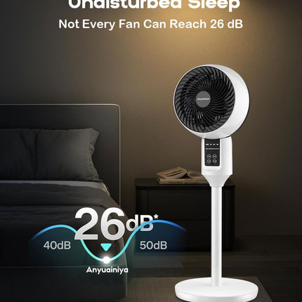 Quiet Floor Fan with 3D Oscillation and Timer – image 7