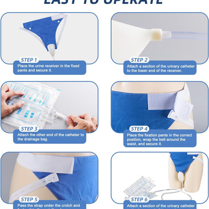 Urine Leg Bag for Men and Women, Reusable Urine Drainage Bag – image 12
