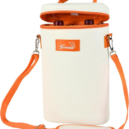 Insulated Wine Tote Carrier Bag with Padded Design | Leakproof Cooler for Travel and Parties