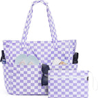 Purple Checkered