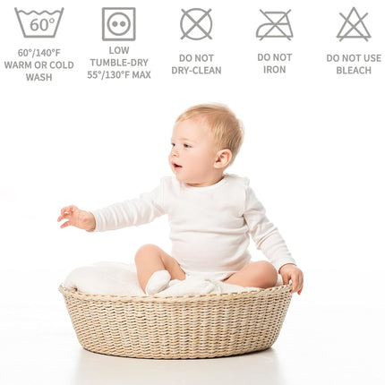 CozyNest | Waterproof Crib Mattress Protector with Soft Gray Fabric | Noiseless & Machine Washable for Ultimate Baby Comfort