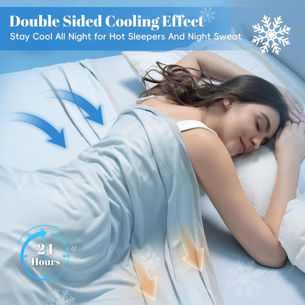 Chill Comfort | Cooling Blanket with Arc-Chill Technology | Lightweight Design for Hot Sleepers and Night Sweats