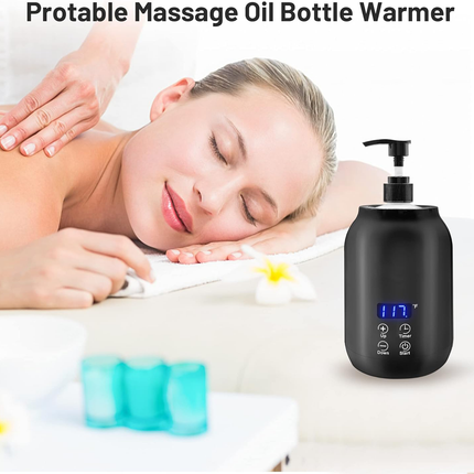 Massage Oil and Lotion Warmer, Portable Cream Warmer for Spa – image 8