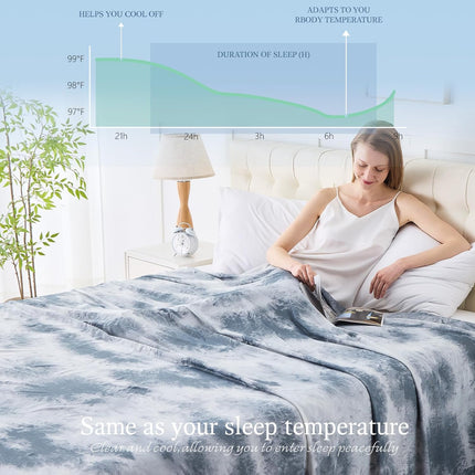 Chill Comfort | Cooling Blanket with Heat-Absorbing Fabric | Soft & Breathable for Year-Round Comfort