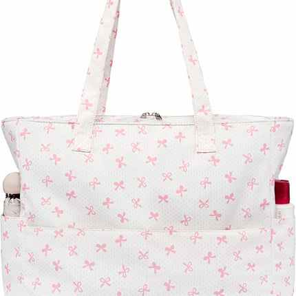 Coastal Collection | Large Waterproof Beach Tote Bag with Zipper & Wet Pocket | Versatile for Travel, Gym, and Grocery