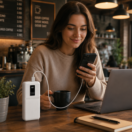 Portable Charger | Best Power Bank with Fast Charging & Digital Display | High Capacity Portable Power Bank for iPhone, Samsung & USB Devices