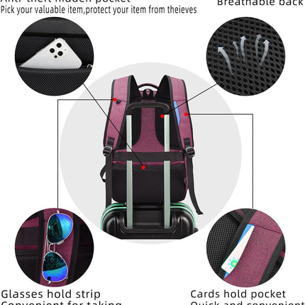 Water Resistant Laptop Backpack for 17 Inch Laptop – image 41