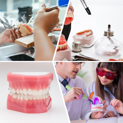 Vepine Complete Smile | Denture Kit with Easy-Fit Design | Customizable False Teeth for Instant Confidence