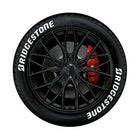 3D Stereo Tire Letter Decals for Car Modification | Stylish BRIDGESTONE Design for Enhanced Vehicle Aesthetics