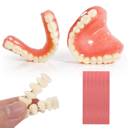 Vepine SmilePro | Complete Denture Kit with Natural-Looking Teeth | Easy Solution for Restoring Your Smile