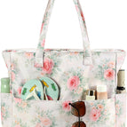 Pink Peony Floral Beige