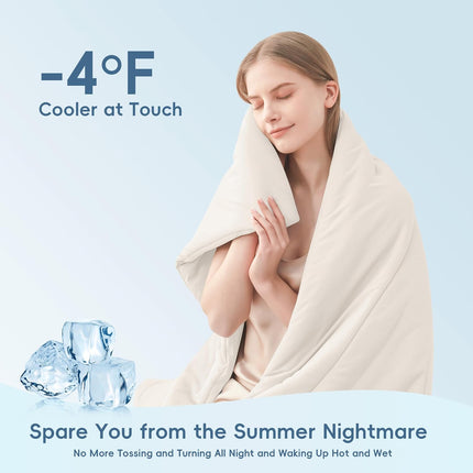 Cozy Comfort | Cooling Blanket for Hot Sleepers with Double-Sided Softness | Breathable Design for Night Sweats