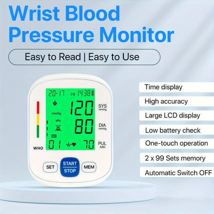 Wrist Blood Pressure Monitor, Blood Pressure Machine Wrist – image 11