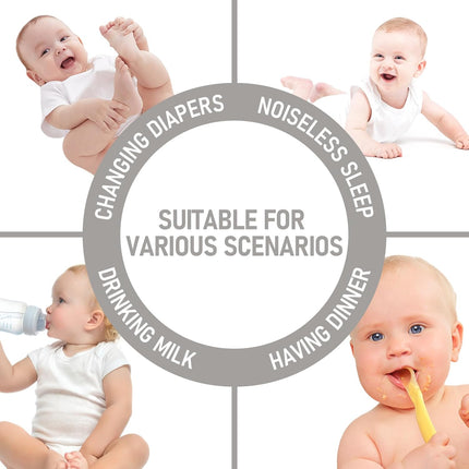 CozyNest | Waterproof Crib Mattress Protector with Soft Gray Fabric | Noiseless & Machine Washable for Ultimate Baby Comfort