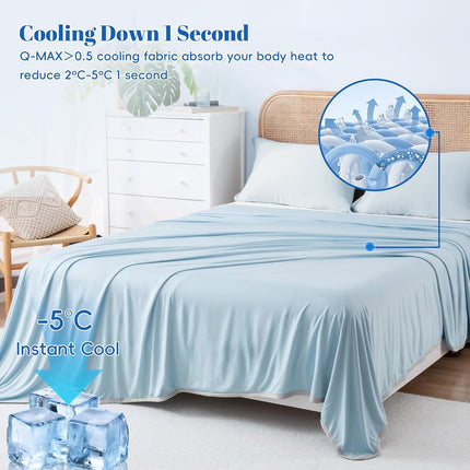 Chill Comfort | Cooling Blanket with Arc-Chill Technology | Lightweight Design for Hot Sleepers and Night Sweats