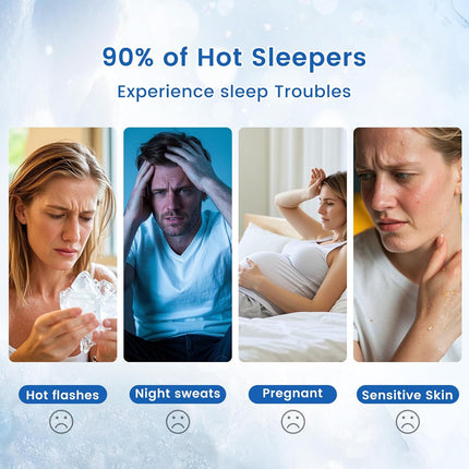 Chill Comfort | Cooling Blanket with Arc-Chill Technology | Lightweight Design for Hot Sleepers and Night Sweats