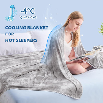 Chill Comfort | Cooling Blanket with Arc-Chill Technology | Lightweight & Breathable for Hot Sleepers