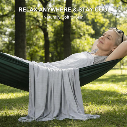 Chill Comfort | Breathable Cooling Blanket with Double-Sided Design | Lightweight Throw for Hot Sleepers and Night Sweats