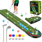 Mini Golf Toy Set | Putting Mat with LED Light-Up Holes & Glowing Balls | Indoor/Outdoor Fun for Kids & Family