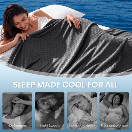Chill Comfort | Cooling Blanket with Arc-Chill Technology | Soft, Lightweight Fabric for Hot Sleepers