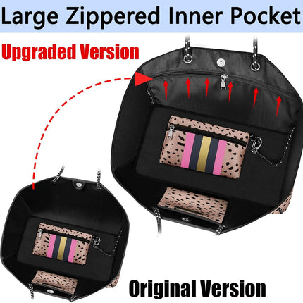 Vepine beach Tote Bag | Large Beach Bag with Inner Pocket for Easy Organization