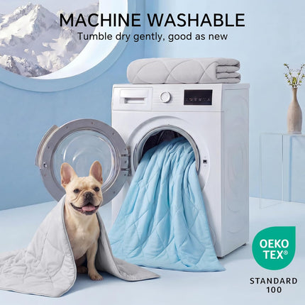 Cozy Pet Haven | Cooling Dog Blanket for Small & Medium Dogs with Washable Fabric | Breathable Calming Mat for Comfort and Relaxation