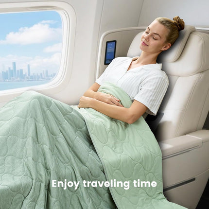 Vepine Cozy | Cooling Dual-Sided Blanket for Hot Sleepers with Soft Breathable Fabric | Lightweight Throw for Comfortable Sleep