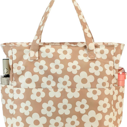 Ocean Breeze | Large Waterproof Beach Tote Bag with Wet Compartment | Stylish & Versatile for Pool, Travel, or Gym