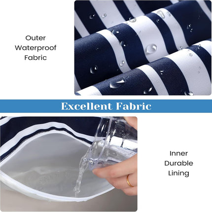 Vepine Waterproof Beach Tote Bag with Zipper & Sandproof Design | Large Capacity for Travel and Gym