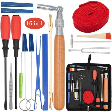 Piano Tuning Kit 16 Piece with Storage Case – detail