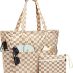 Brown Checkered