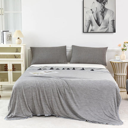 Cozy Comfort | Cooling Blanket Throw for Hot Sleepers with Q-Max 0.4 Technology | Soft, Lightweight Design for All-Night Comfort