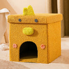 Yellow chicks / 35X35CM