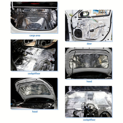 Sound Deadening Mat for Car Hood, Car Noise Insulation Foam