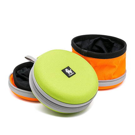 Portable Travel Dog Bowls Set with Frisbee Feature | Versatile Food and Water Bowls for Outdoor Adventures