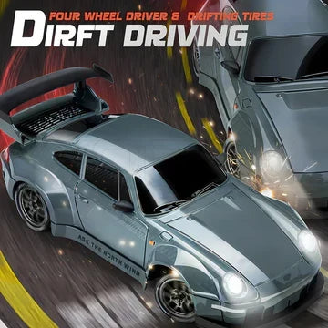 Remote Control Car, Rechargeable Electric RC Car with Racing and Drift Tires
