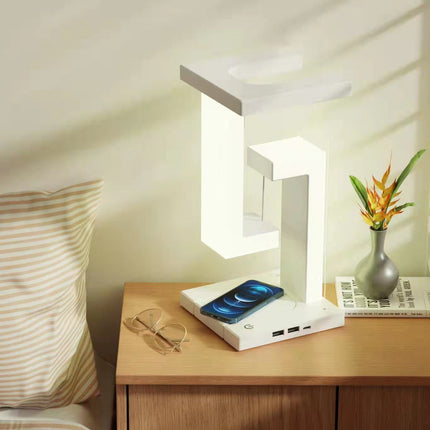 Wireless Charging Balance Lamp with Magnetic Suspension | Eye Protection Lighting for Modern Home and Office